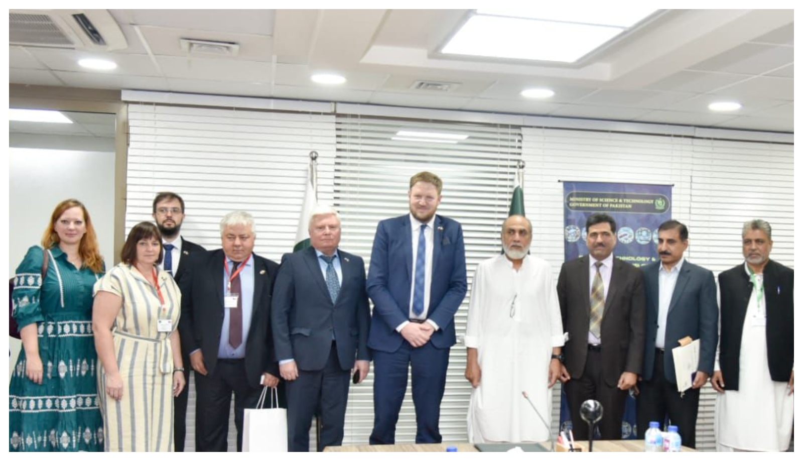 April 29, 2025: Federal Minister for Science and Technology Khalid Hussain Magsi holds a bilateral meeting with a high-level delegation from the Czech Republic to discuss avenues of scientific and technological cooperation.