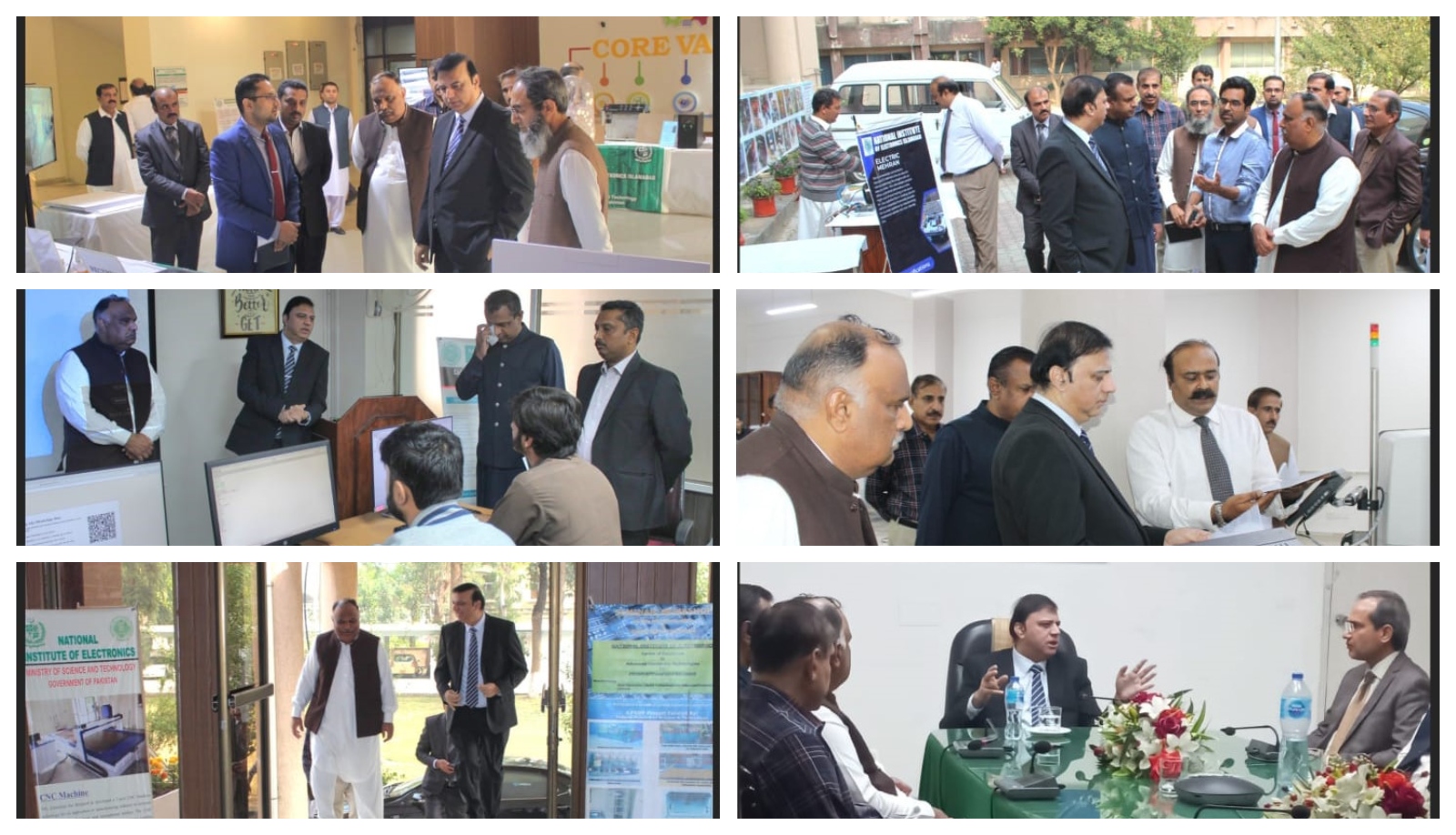 Engr Sajid Baloch, Secretary Ministry of Science and Technology (MOST) conducted whirlwind visits to see research work, Laboratories and trainings in 4 offices 