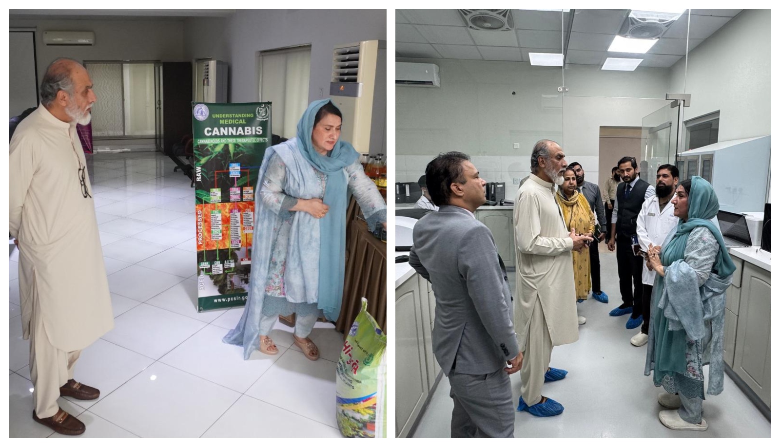 On July 1, 2025, the Honorable Federal Minister for Science and Technology, Mr. Khalid Hussain Magsi, visited the PCSIR Laboratories Complex in Lahore. He was briefed by Director General Dr. Quratulain Syed on key R&D initiatives across PCSIR’s ten core centers.