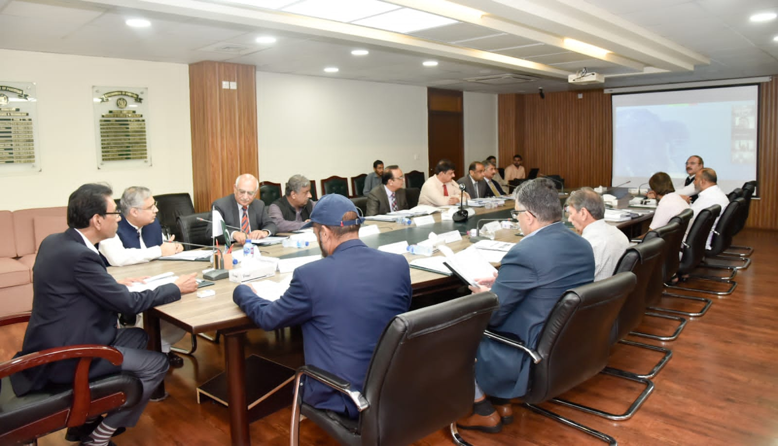 Minister for Science and Technology Dr Kahlid Maqbool Siddiqui chairing the 3rd Meeting of BoG of PCST on the August 15,2024, Islamabad